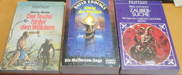 Piers Anthony, Gene Wolfe, David Eddings - Der Teufel hinter den Waldern + Knig der Murgos + Zauber-Suche (3 ktet)