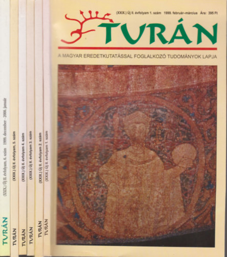 Esztergly Eld (szerk.) - Turn 1999/1-6. (teljes vfolyam, lapszmonknt)- A magyar eredetkutatssal foglalkoz tudomnyok lapja