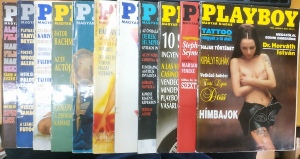 Hugh M. Hefner - 11 db Playboy, sz�rv�nysz�m: