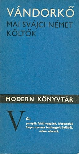 Eur�pa K�nyvkiad� - V�ndork� (mai sv�jci n�met k�lt�k)