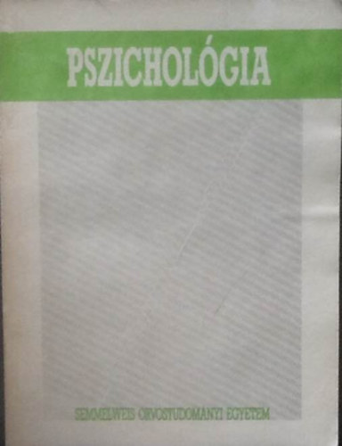 Popper Péter, Dr. (szerk.) - Az orvosi pszichológia speciális kérdései (1800 példányszám)