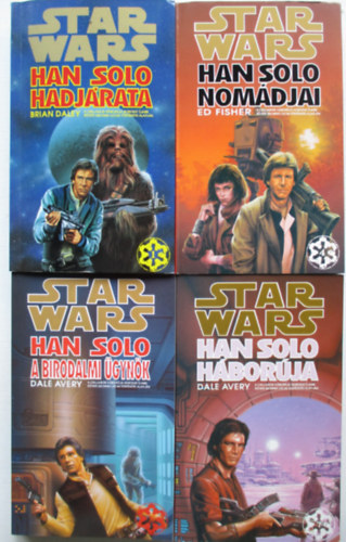Brian Daley - 4 db Star Wars (Han Solo hadjárata, Han Solo a birodalmi ügynök, Han Solo háborúja, Han Solo nomádjai)