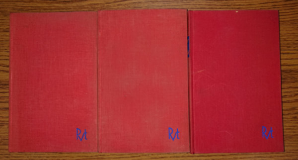 Otto Zarek, Raffy �d�m - 3 k�tet / 2 m� a R�zsav�lgyi �s T�rsa korabeli kiad�s�ban: A l�lekl�t�,  Egy n�p  szerelme