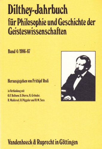 Frithjof Rodi (Hg.) - Dilthey-Jahrbuch fr Philosophie und Geschichte der Geisteswissenschaften. Band 4/1986-87