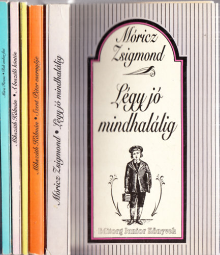 Mricz Zsigmond, Mikszth Klmn, Mra Ferenc, Majtnyi Zoltn (szerkeszt) - Editorg Junior Knyvek (5db.): Lgy j mindhallig + Szent Pter esernyje + A gavallrok + A beszl knts + Rab ember fiai (Mindegyik ktet a sorozatszerkeszt ltal dediklt)
