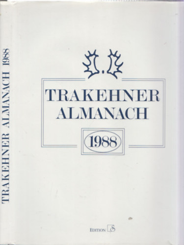 Trakehner Almanach 1988 - (lovas könyv, német nyelvű)