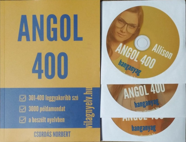 Csordás Norbert - Angol 400 (301-400) + Hanganyag (3 CD)