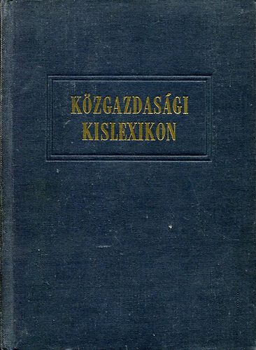 Szerkeszt:Kozlov-Pervusin - Kzgazdasgi kislexikon (Kozlov-Pervusin)