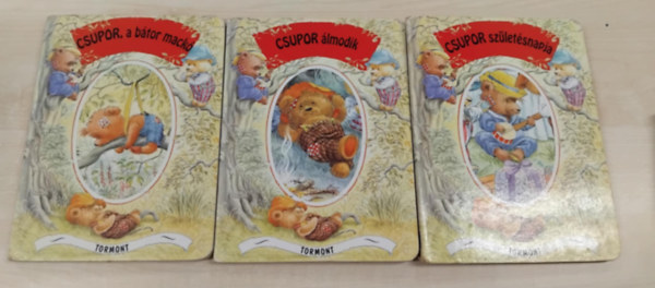 Csupor, a bátor mackó + Csupor álmodik + Csupor születésnapja