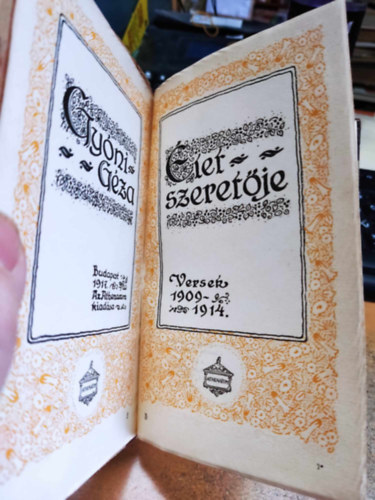 Gyni Gza - let szeretje (versek 1909-1914)