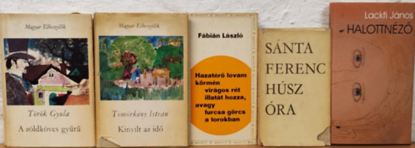 Tmrkny Istvn, Trk Gyula, Lackfi Jnos, Fbin Lszl, Snta Ferenc - Magyar irodalmi knyvcsomag