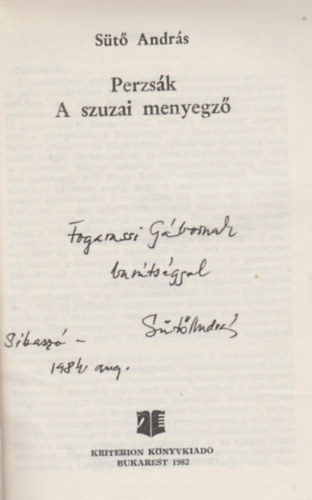 St Andrs - Perzsk-A szuzai menyegz