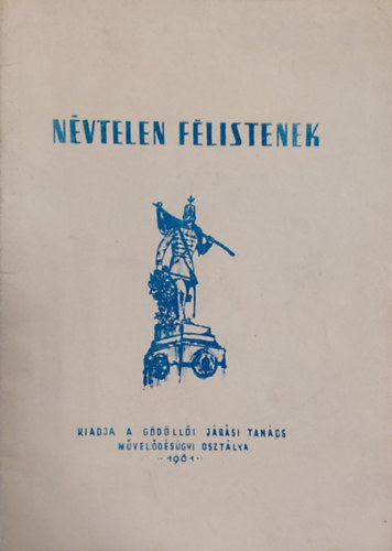 Lad�nyi Istv�n - N�vtelen f�listenek