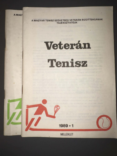 Az MTSZ Veter�n Bizotts�ga, Eszterg�ly Gyula - Veter�n Tenisz 1989 1-2.