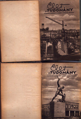 Csrs Zoltn (fszerk.) - let s Tudomny 1953. VIII. vfolyam (teljes, kt ktetben)