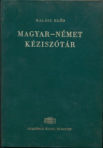 Hal�sz El�d - Magyar-n�met k�zisz�t�r