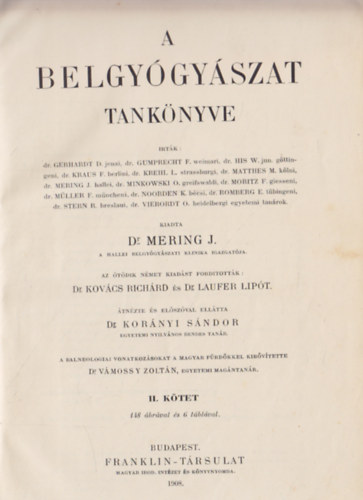 Dr. Mering J. - A belgy�gy�szet tank�nyve II.