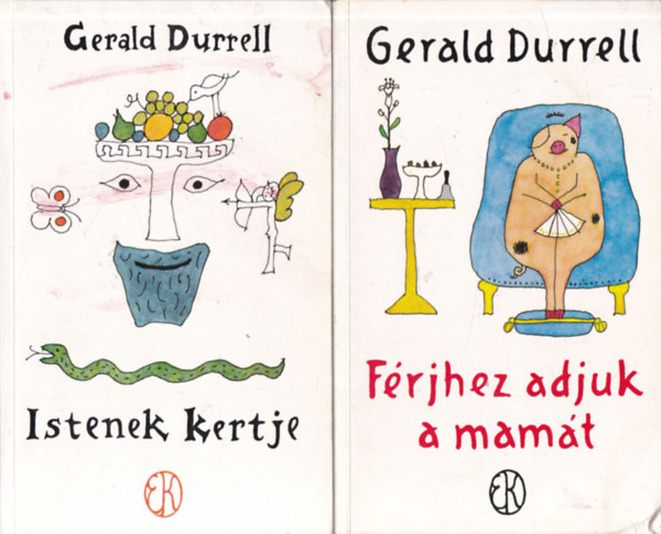 Gerald Durrell - 2 db. humoros ktet (Istenek kertje + Frjhez adjuk a mamt)