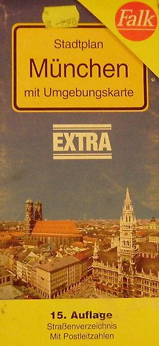 Stadtplan München mit Umgebungskarte 1:20000 - 1:35000