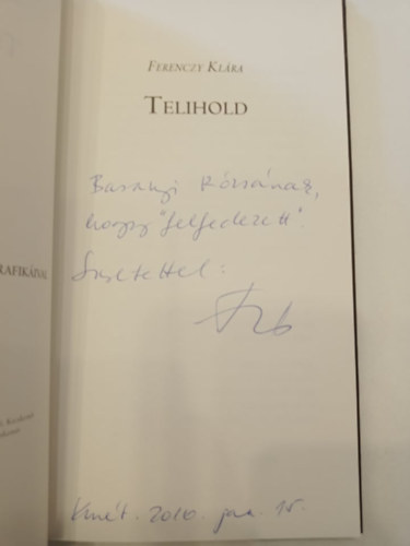 Ferenczy Klára - Telihold DEDIKÁLT