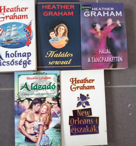 Heather Graham - (5 db) Heather Graham romantikus knyyvcsomag:A holnap dicssge / Hallos sorozat / 0Hall a tncparketten / New Orleans-i jszakk