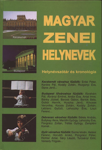Csiffry Tams - Magyar zenei helynevek