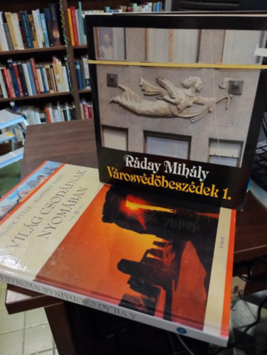 Ráday Mihály - Építészeti könyvcsomag 2 db: A világ csodáinak nyomában, Városvédőbeszédek I-II.