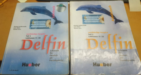Hartmut Aufderstrasse, Jutta Müller, Thomas Storz - Delfin - Lehrbuch - Zweibandige Teil 2 Lektionen 11-20 + Arbeitsbuch (2 kötet)