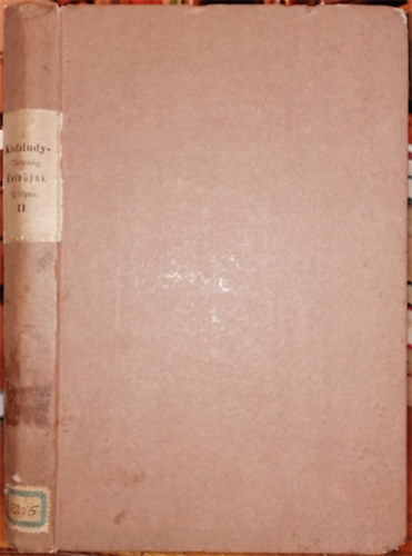 A Kisfaludy-Trsasg vlapjai - j Folyam II. ktet 1869