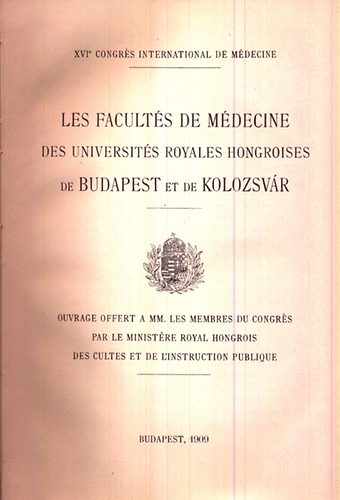 Des facults de mdecine des universits royales hongroises de Budapest...
