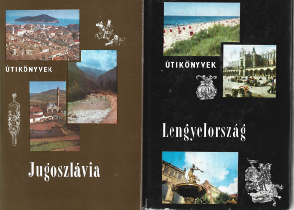 2 db Panoráma útikönyv, Jugoszlávia, Lengyelország