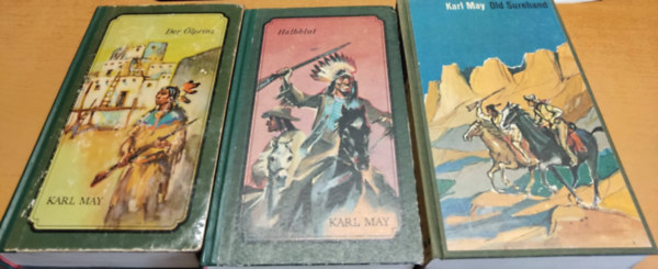 Karl May - 3 db Karl May: Der lprinz + Halbblut + Old Surehand