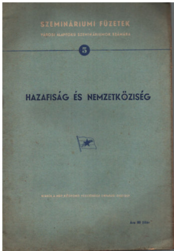 Hazafiság és nemzetköziség