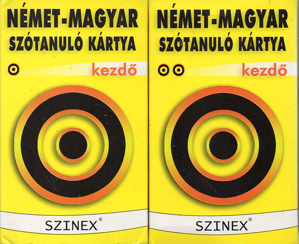 Szinex - N�met-magyar sz�tanul� k�rtya Kezd� 1-2