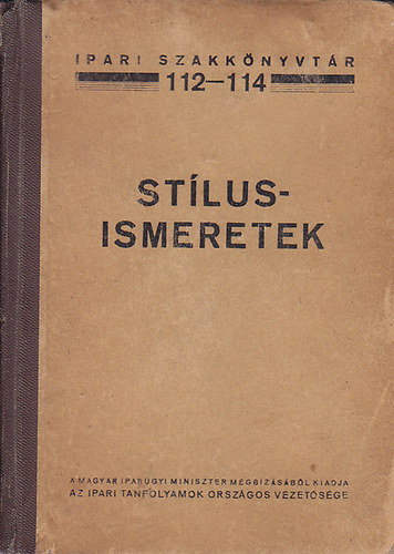 Bossnyi Jzsef sszell. - Stlusismeretek