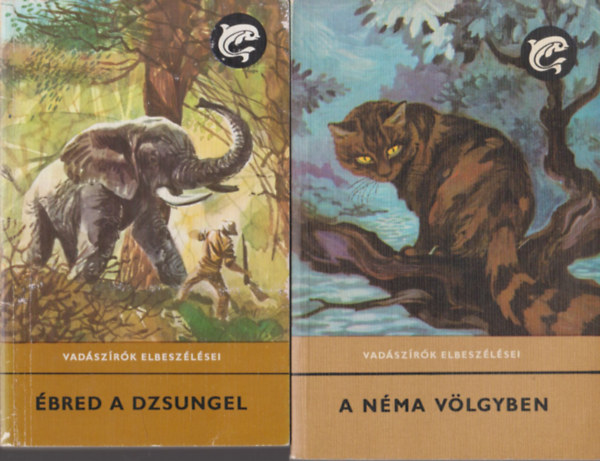 Rnaszegi Mikls(szerk.) - 2 db Vadszrk Elbeszlsei knyv: bred a dzsungel + A nma vlgyben (2 db)