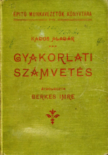 Kados Aladr - Gyakorlati szmvets