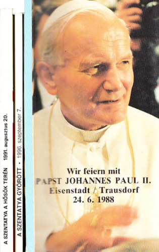 3 db. II. János Pál Pápa szentmise kötet