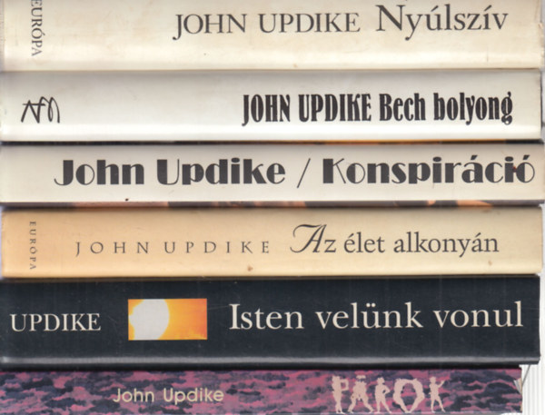 John Updike - 6db John Updike regény - Párok + Konspiráció + Bech bolyong + Isten velünk vonul + Nyúlszív + Az élet alkonyán