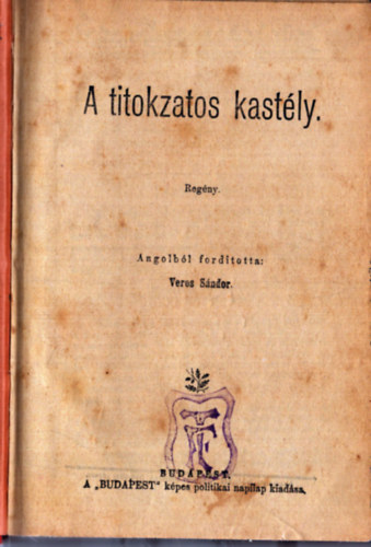 Nincs feltntetve - A titokzatos rejtly (1903)