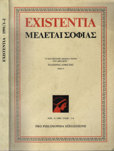 Existentia vol. I. 1991. FASC. 1-2.