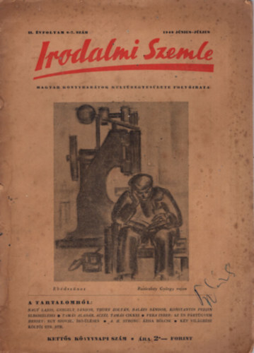 Acz�l Tam�s, Bar�t Endre, S�ndor K�lm�n - Irodalmi Szemle II. �vf. 6-7. sz�m 1948 j�nius-j�lius