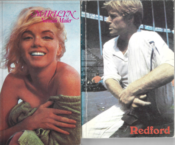 2 db knyv, Norman Mayler: Marilyn, Szentgyrgyi Rita: Redford