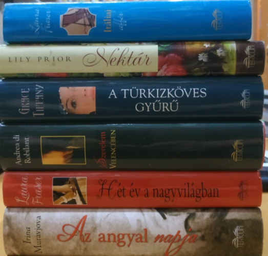 Laura Fraser, Andrea di Robilant, Grace Tiffany, Lily Prior, Irina Muravjova - 6 db Romantikus: A trkizkves gyr; Az angyal napja; Ht v a nagyvilgban; Itliai affr; Nektr: A csbts regnye; Szerelem Velencben