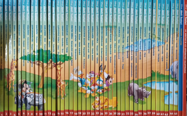 Disney - llati Szafari  1-45  (a 27., 29., 38., s 42. rszek hinyoznak) + Disney llati Szafari klnkiads 1.-2. rszek