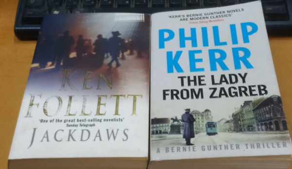 Philip Kerr, Ken Follett - Jackdaws + The Lady from Zagreb (2 ktet)