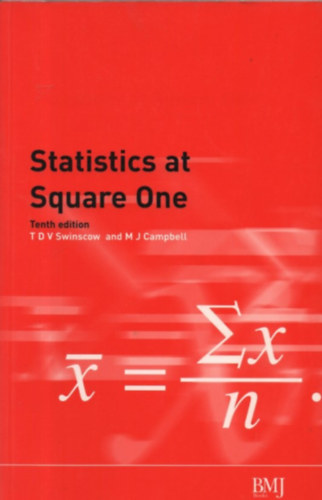 T D V Swinscow, M J Campbell - Statistics at square one