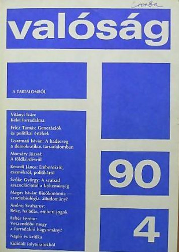 Valóság 1990. 4. április