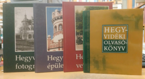 dr. Mitnyan György, Müllner Jenő, Rosch Gábor, Horváth Tamás - 4 db Hegyvidéki...: épületek + fotográfiák + Olvasókönyv + vendéglátás