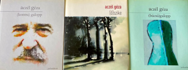 3db Aczél Géza könyv: (kontra)galopp + (ő)szike + (búcsú)galopp